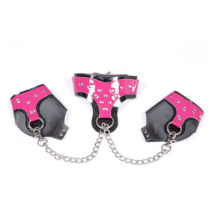 SLUT Collar with Cuffs - Image 1