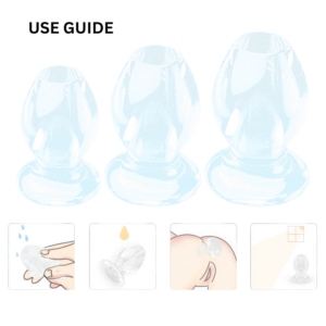 Gape Kings Transparent Hole Stretcher 3 Pack