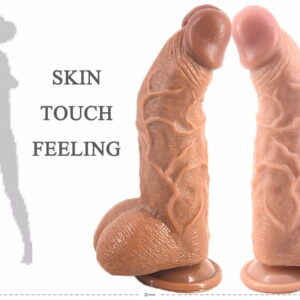 9.5inch super realistic bent dildo with big balls - Image 4