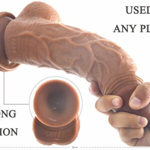 9.5inch super realistic bent dildo with big balls - Image 6