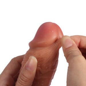 8.66 Inch Buru Dual Layer Silicone Dildo - Image 4