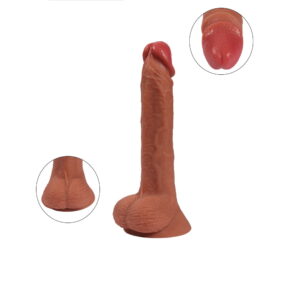 8.66 Inch Logen Dual Layer Silicone Dildo - Image 2