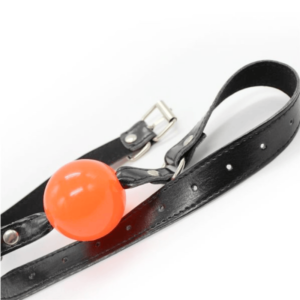 Naughty Leather Ball Gag - Image 8