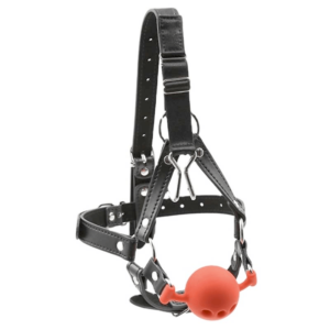Harness Ball Gag With Nose Hook - Image 8