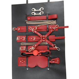 Red Hot Leather BDSM Set - Image 13