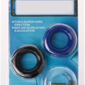 3pcs Long Lasting Cock Ring 3.3x3.3cm - Image 1