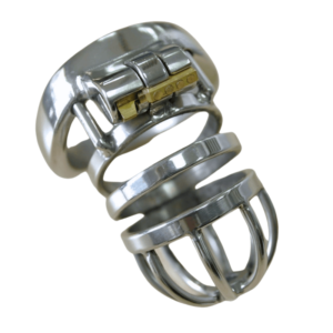 Denials Metal Chastity Lock Cage - Image 3