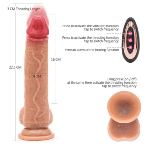 Wireless Super Soft Telescopic Vibrating Dildo - Image 8