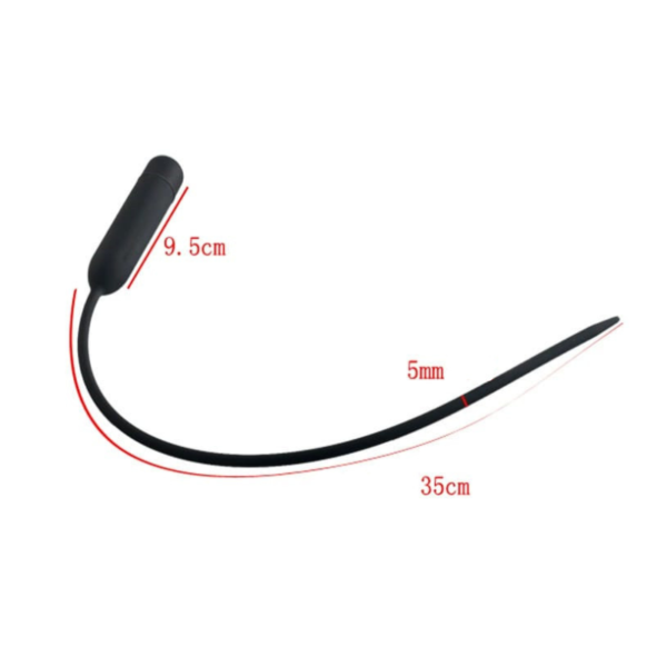 Vibrating Urethral Sound Black | Pink