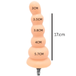 Soft Circular Dildo 17 cm