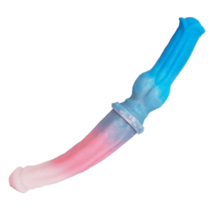 Flexible Blue Pink Dildo - Image 2