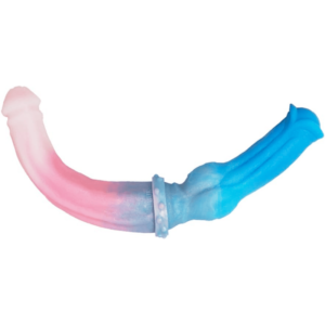 Flexible Blue Pink Dildo - Image 3