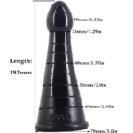 Lube Big Anal Plug Anus Massage