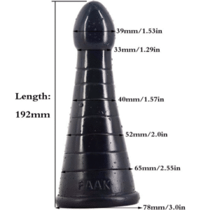 Lube Big Anal Plug Anus Massage