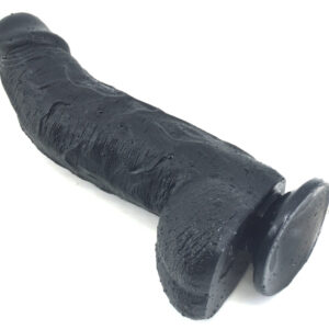 Lozzas Curved Schlong Black Dildo 9.4 Inch - Image 1