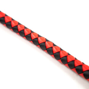 Long Red And Black Checkered Whip - Image 4
