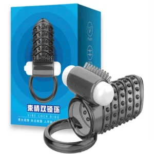 Beam Fine Double Lock Ring Black Transparent - Image 3