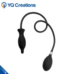 Inflatable Anal Plug, Silicone Black - Image 5