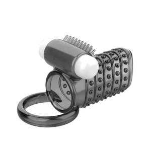 Beam Fine Double Lock Ring Black Transparent - Image 1