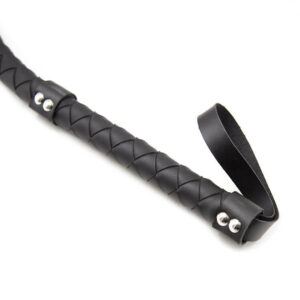 Black Leather Whip - Image 5