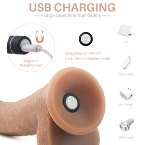 Vibrating Dildo with 9 Speeds - Image 6