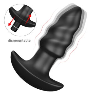 Butt Plug Vibrator 3 Inch - all black, perfect for pleasure - Image 2