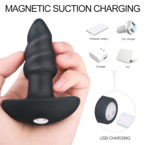 Butt Plug Vibrator 3 Inch - all black, perfect for pleasure - Image 6