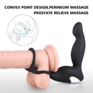 Men's Prostate Vibrator & Cock Ring - Image 3