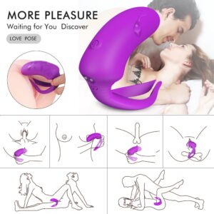 Couples Anal Toy with Vibrator Cock Ring - Image 8