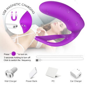 Couples Anal Toy with Vibrator Cock Ring - Image 4