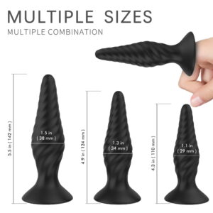 3pcs Anal Plug Set - Image 4