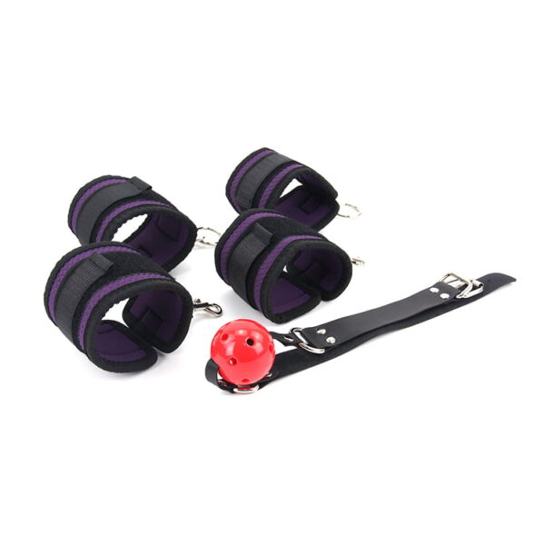 Breathable Ball Gag With Cuffs Breathable Ball Gag With Cuffs