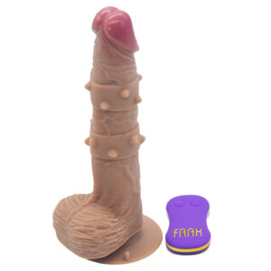 The Power Play Silicone Vibrator Rotating Dildo - Image 3