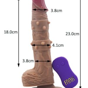 The Power Play Silicone Vibrator Rotating Dildo - Image 5