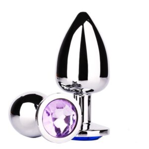 Superb Jewelled Metal Butt Plugs - Image 3