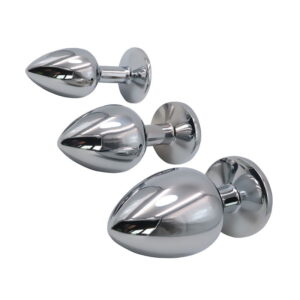 Superb Jewelled Metal Butt Plugs - Image 5