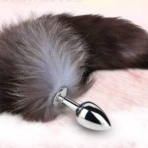 Fox Tail Unusual Metal Booty Plug - Image 1