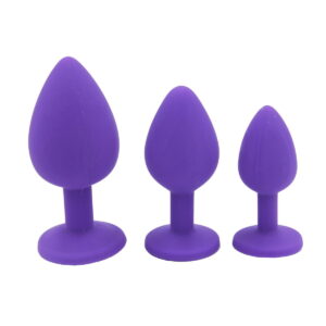 Silicone Jeweled Butt Plug - Image 5