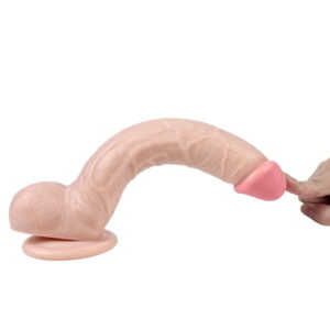 Optimus PVC Dildo With Balls And Suction Cup - Image 4