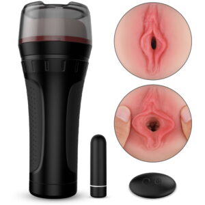 Hercules Flesh Light Remote Control Vibrator