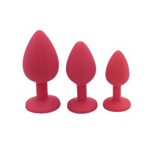 Silicone Jeweled Butt Plug - Image 8