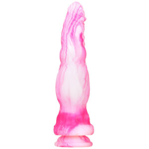 King Monster Colorful Penis Fantasy Thick Crystal Dildo For Anal Vaginal Sex 10.2 in - Image 8