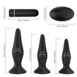 Booty Plug Vibrating Remote Control