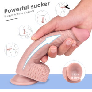Standard Dildo for female masturbator, with sucker. - Image 4