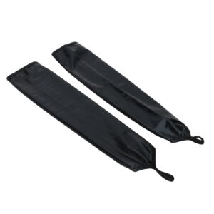 Black Fingerless Sleeve Style Glove - Image 6