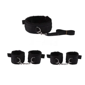 Bound for Pleasure 12-Piece Beginner's Bondage Set in Vibrant Colors, Black, Red, Pink, Purple - Image 4
