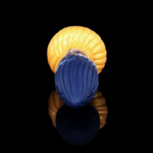 Blue Devil Dildo - Blue with Yellow - Plug Anal, Masturbation, Penetration - Image 3