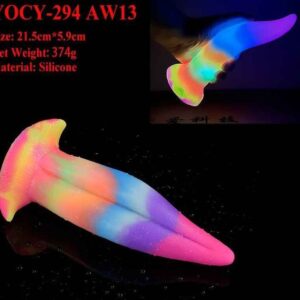 Dragon Tongue Dildo - Your Little Monster - Glow in Dark Series - Penetration and Enjoyment