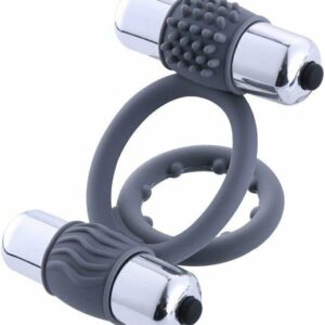 Ebru Vibrating Silicone Double Ring