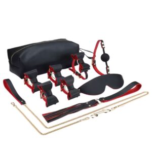 Elegant Kink 21-Piece BDSM Leather Play Set - Image 4